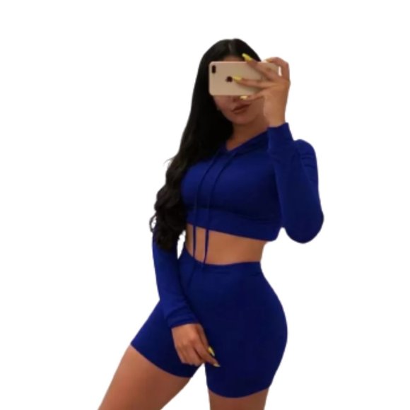 Just Chilling Biker Short Set - Picture 2 of 4